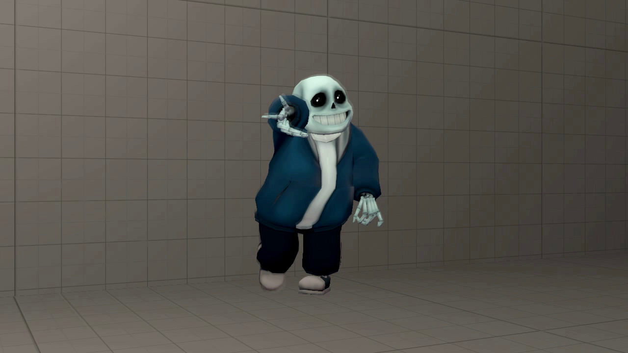 Sans canonically does the fortnite dance