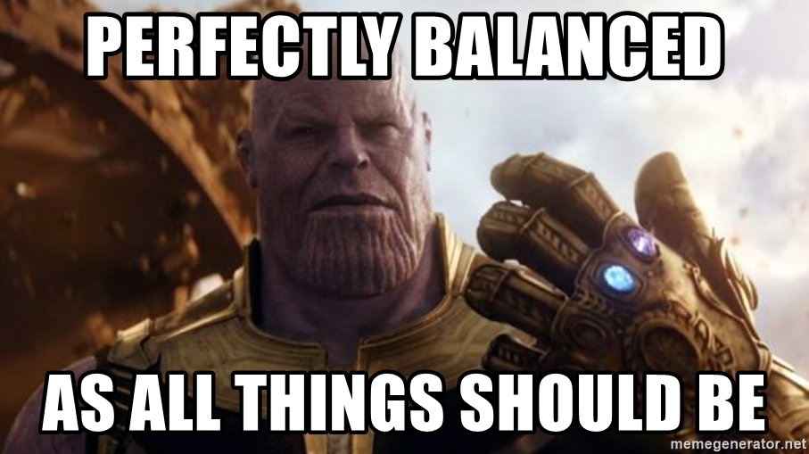 Image result for balanced like all things should be