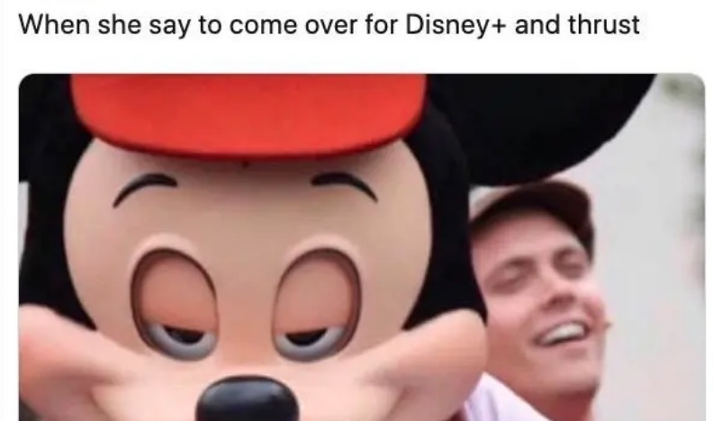 Disney Plus Meme Mickey Mouse.