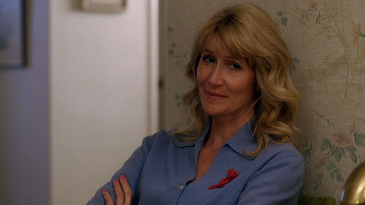 Not In My World Not In The World I'm Living In meme depicting Laura Dern.