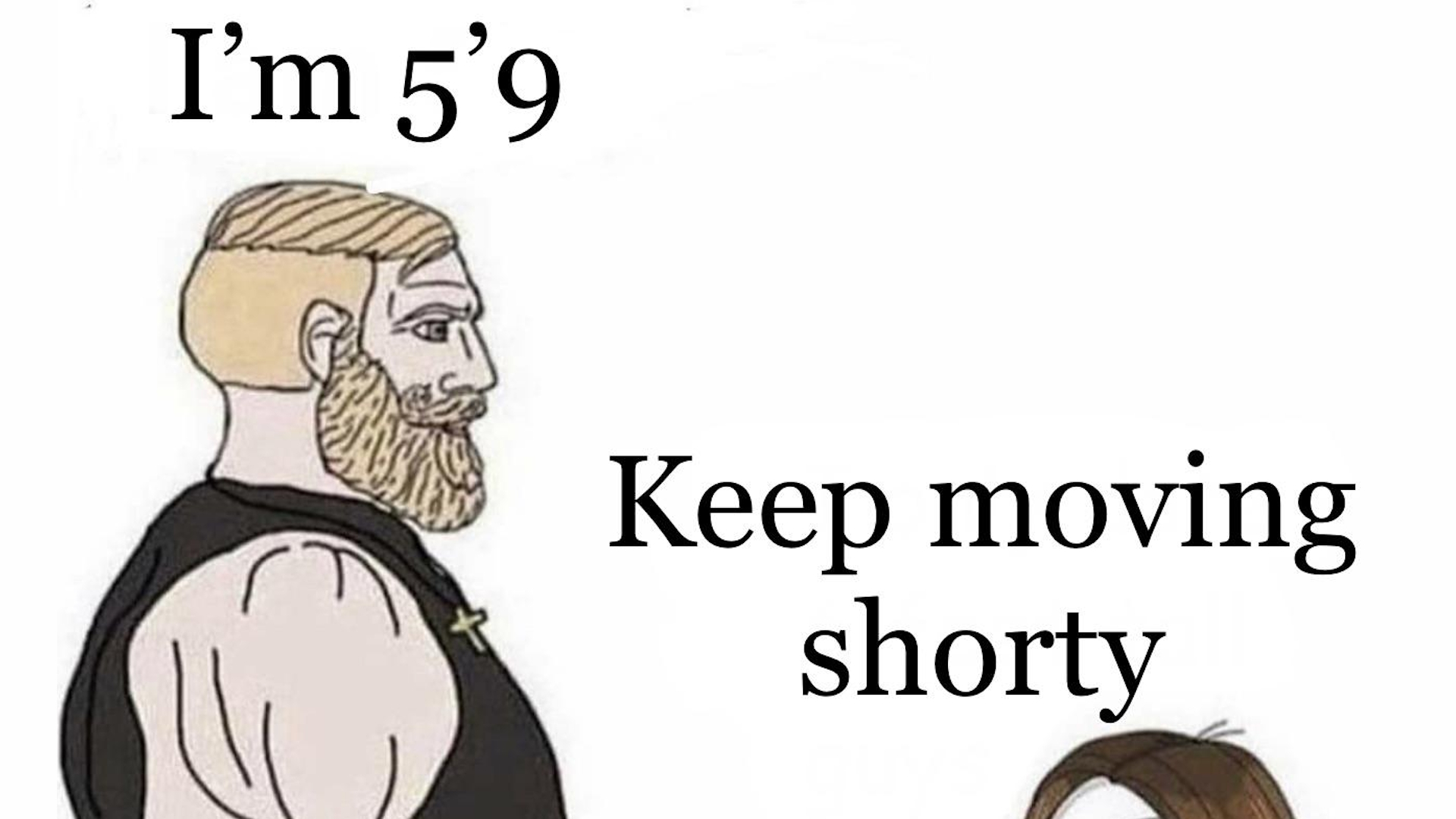 Tinder Height Filter meme example.