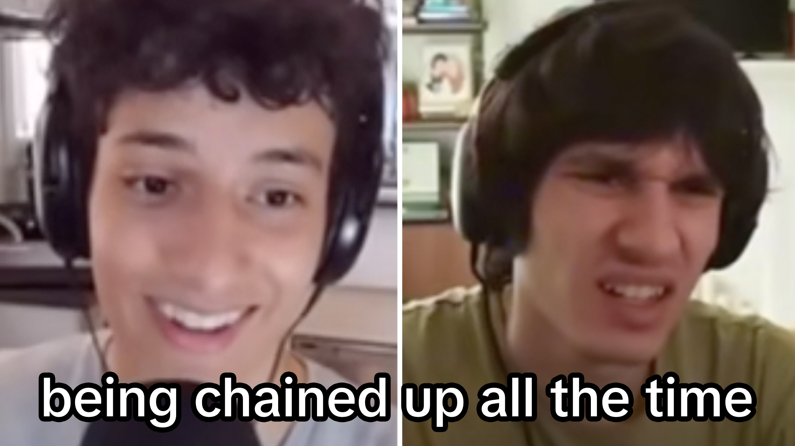 Boys Being Chained Up All the Time or Something meme.
