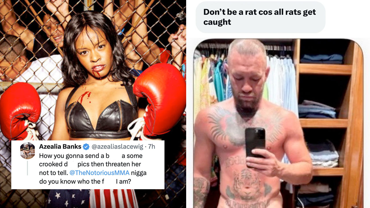 Azealia Banks Conor McGregor Leak image examples.