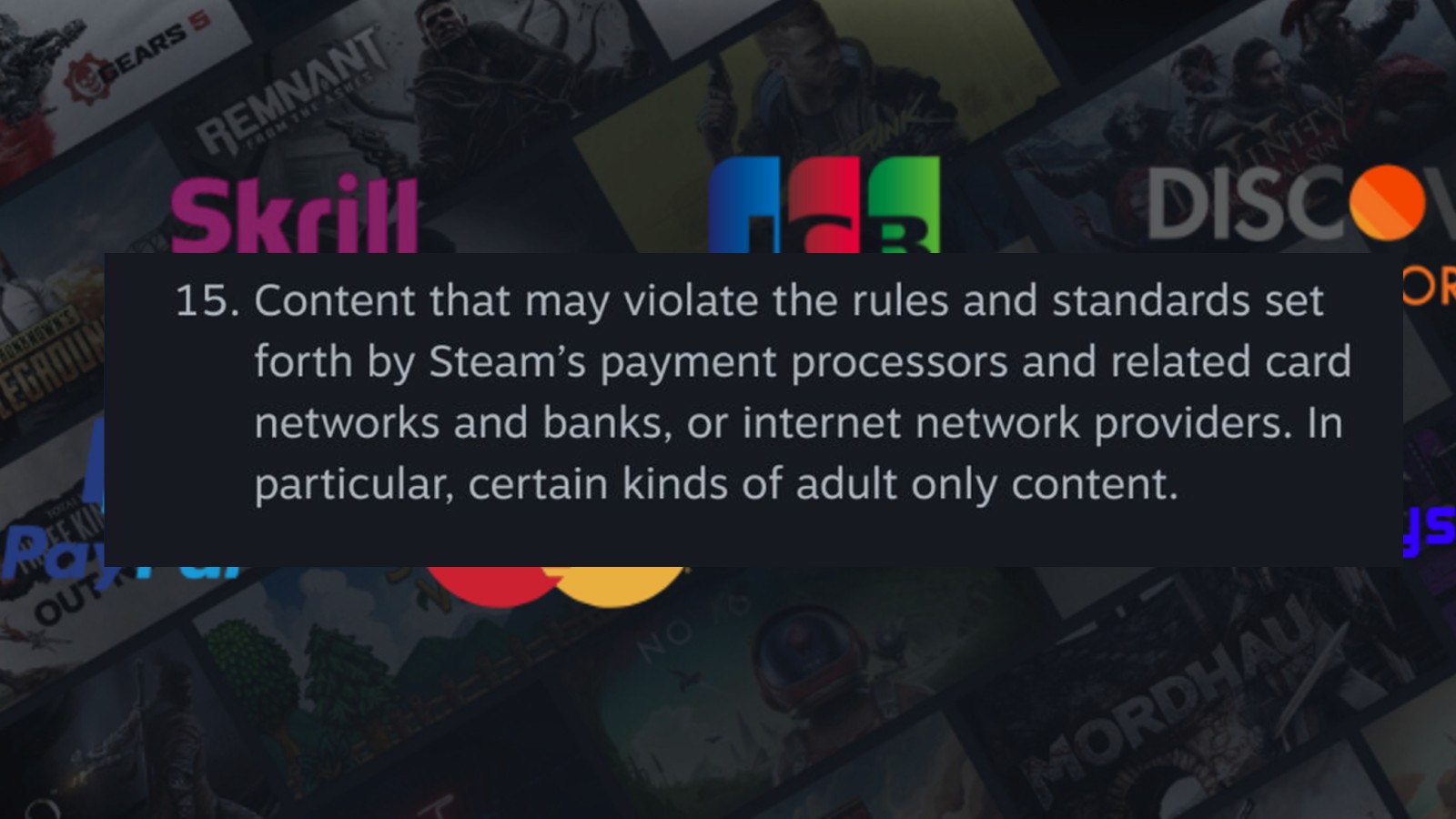 Steam Payment Processor Update / Collective Shout Controversy image examples.