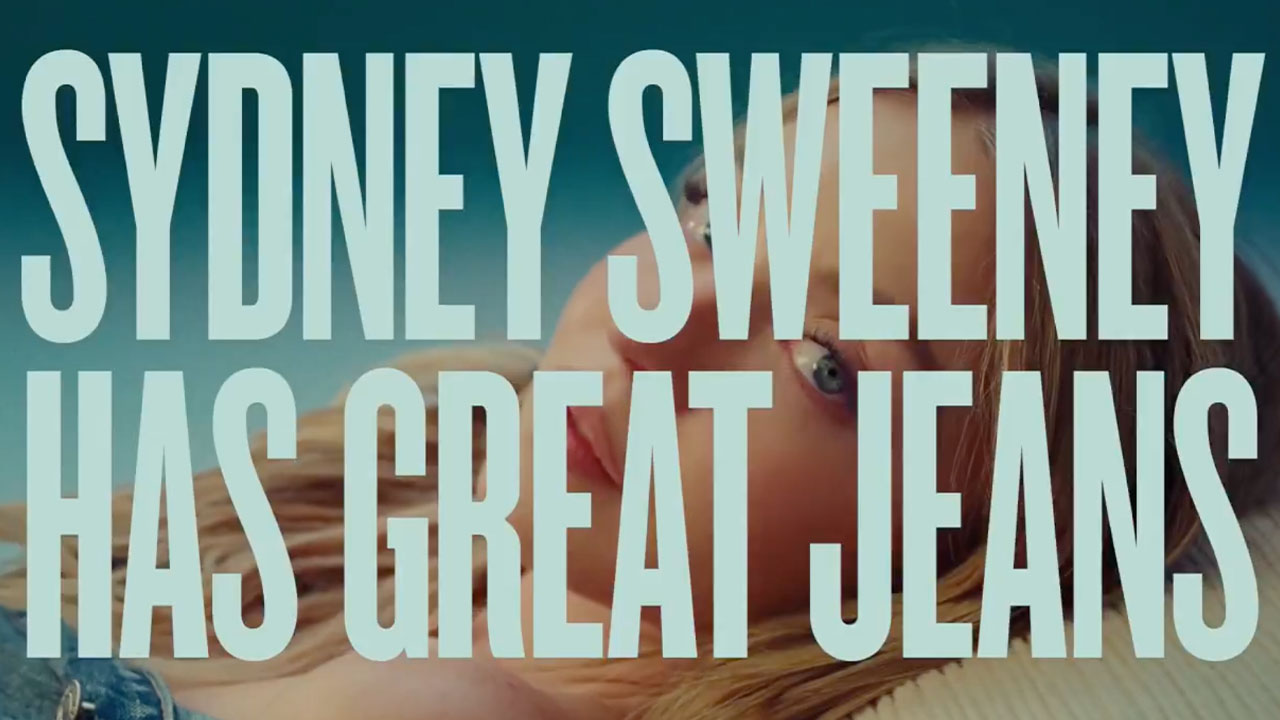 Sydney Sweeney Has Great Jeans American Eagle Ad image example.