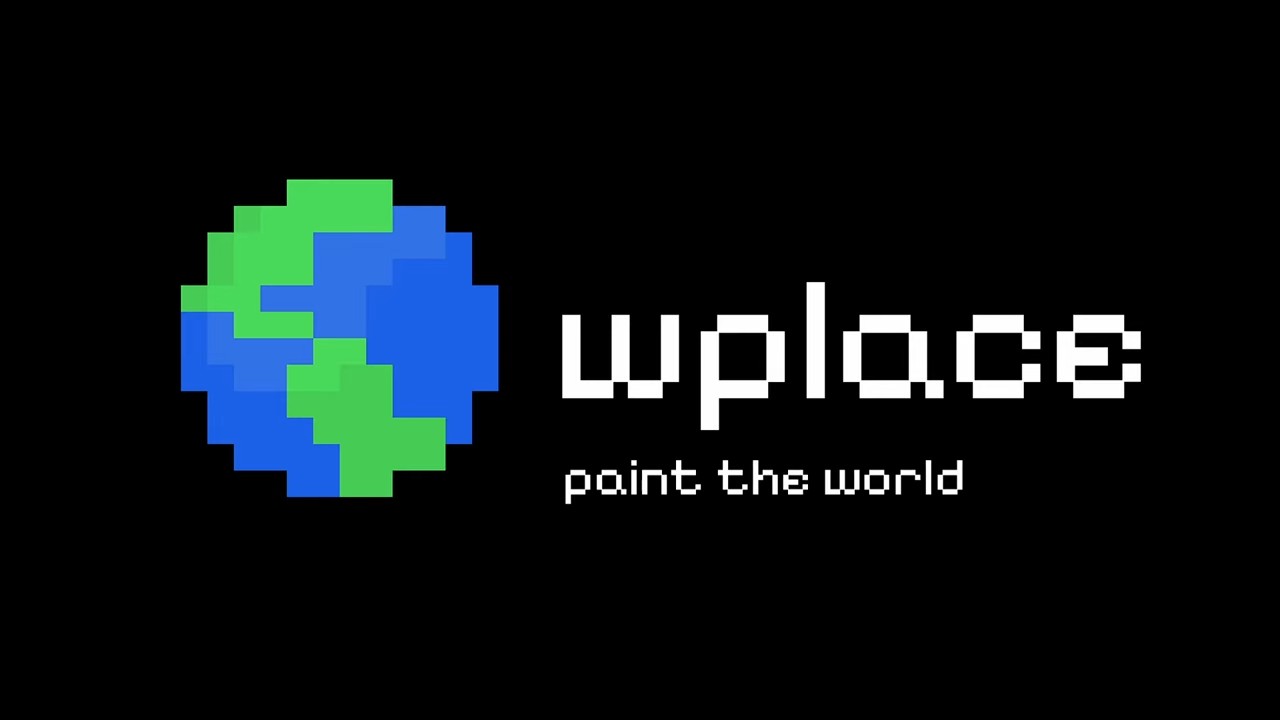 Wplace logo and title artwork.