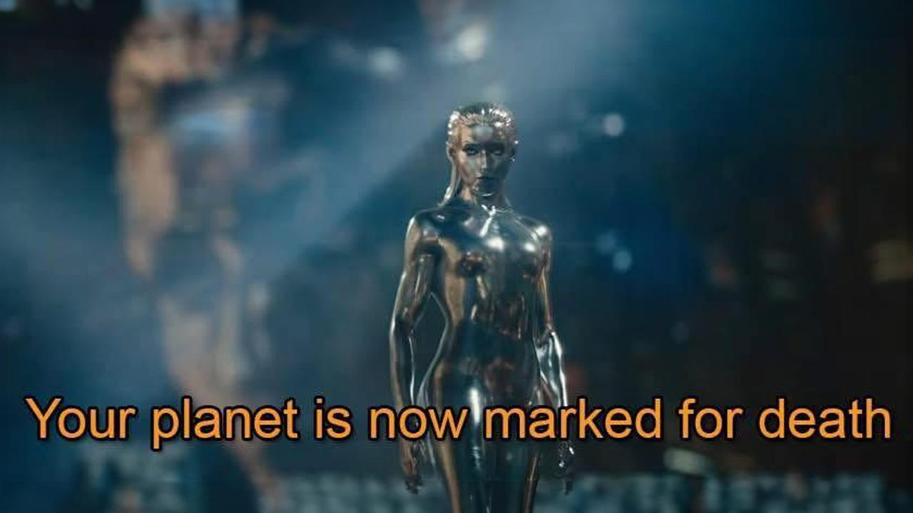 Your Planet Is Now Marked For Death meme.