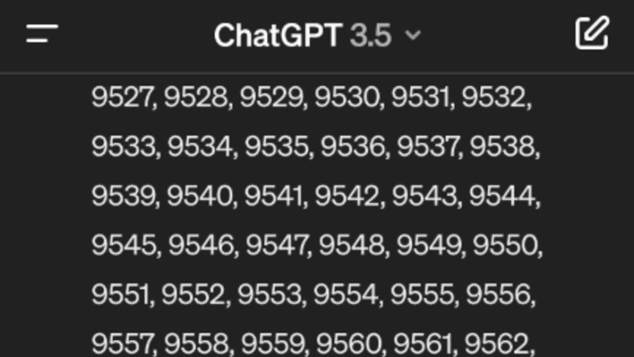 ChatGPT Count To 1 Million image example.