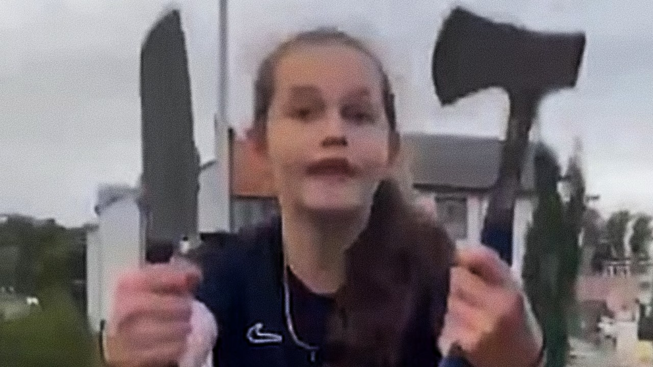 Axe and Knife Girl / Young Queen of Scots / Mayah Sommers Video image example.