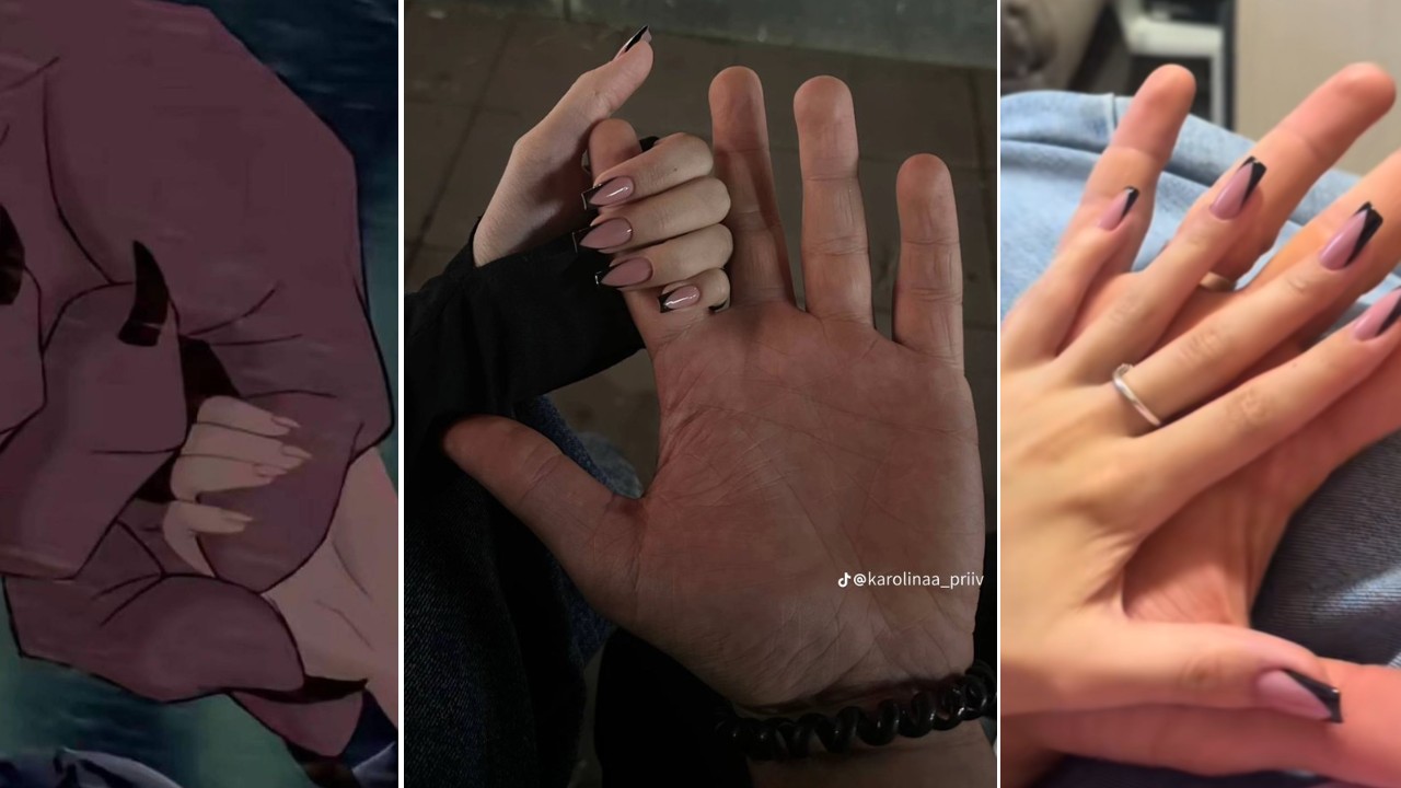 Small Girl Holding Big Finger / Karolinaa_priiv Hand Hold image examples.