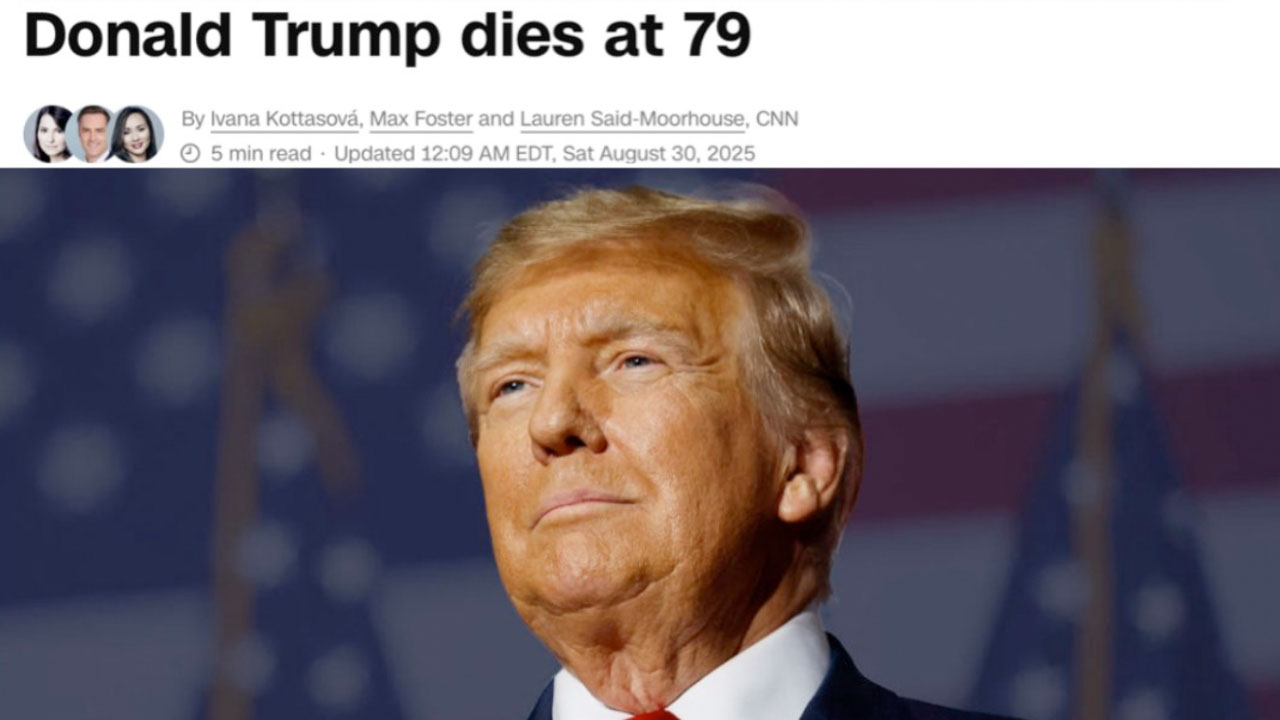 Labor Day Weekend Donald Trump Death Rumor image example.
