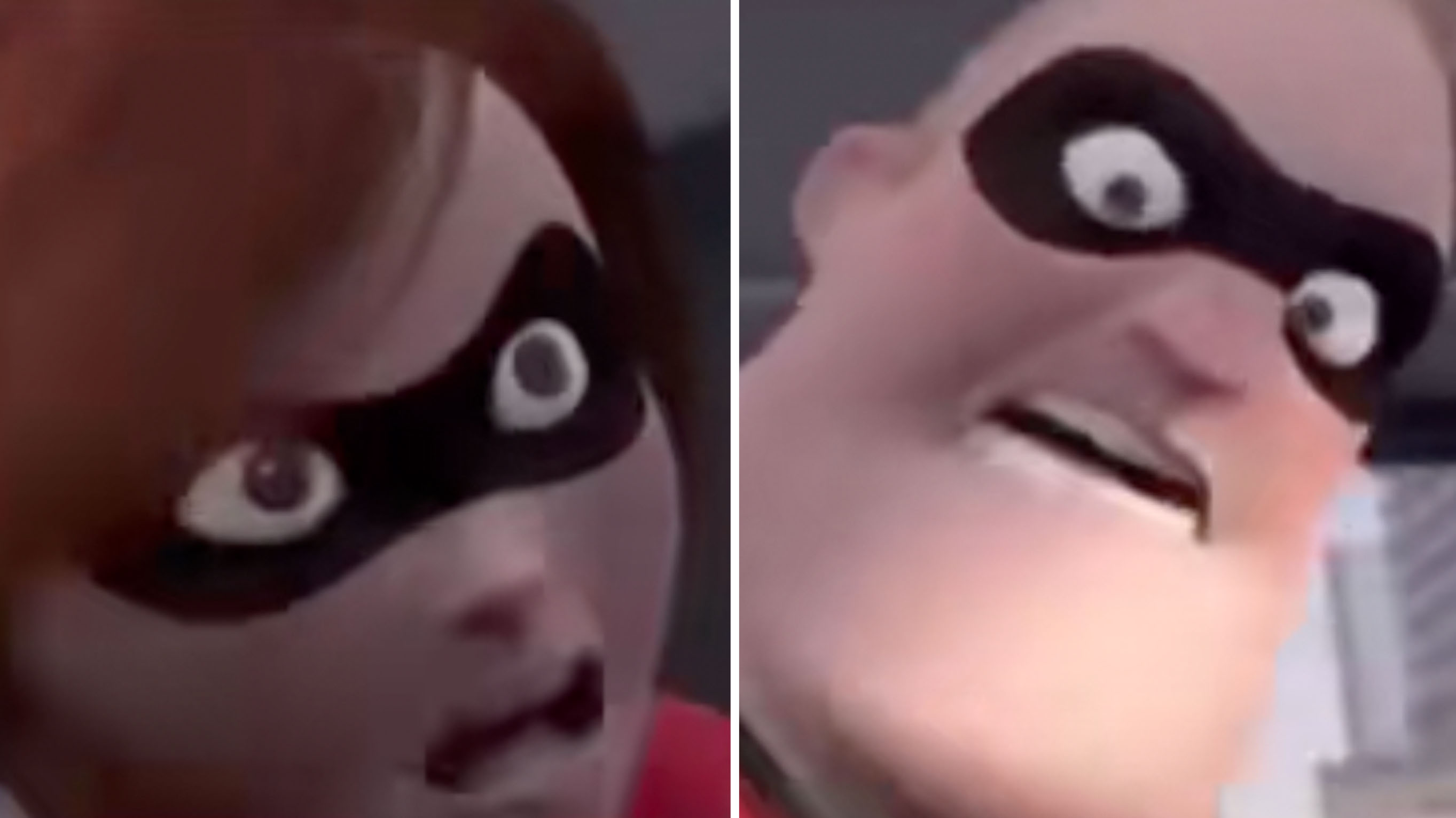 There's Shrimp on Sale at the Next Exit meme / The Incredibles Love Shrimp image example.