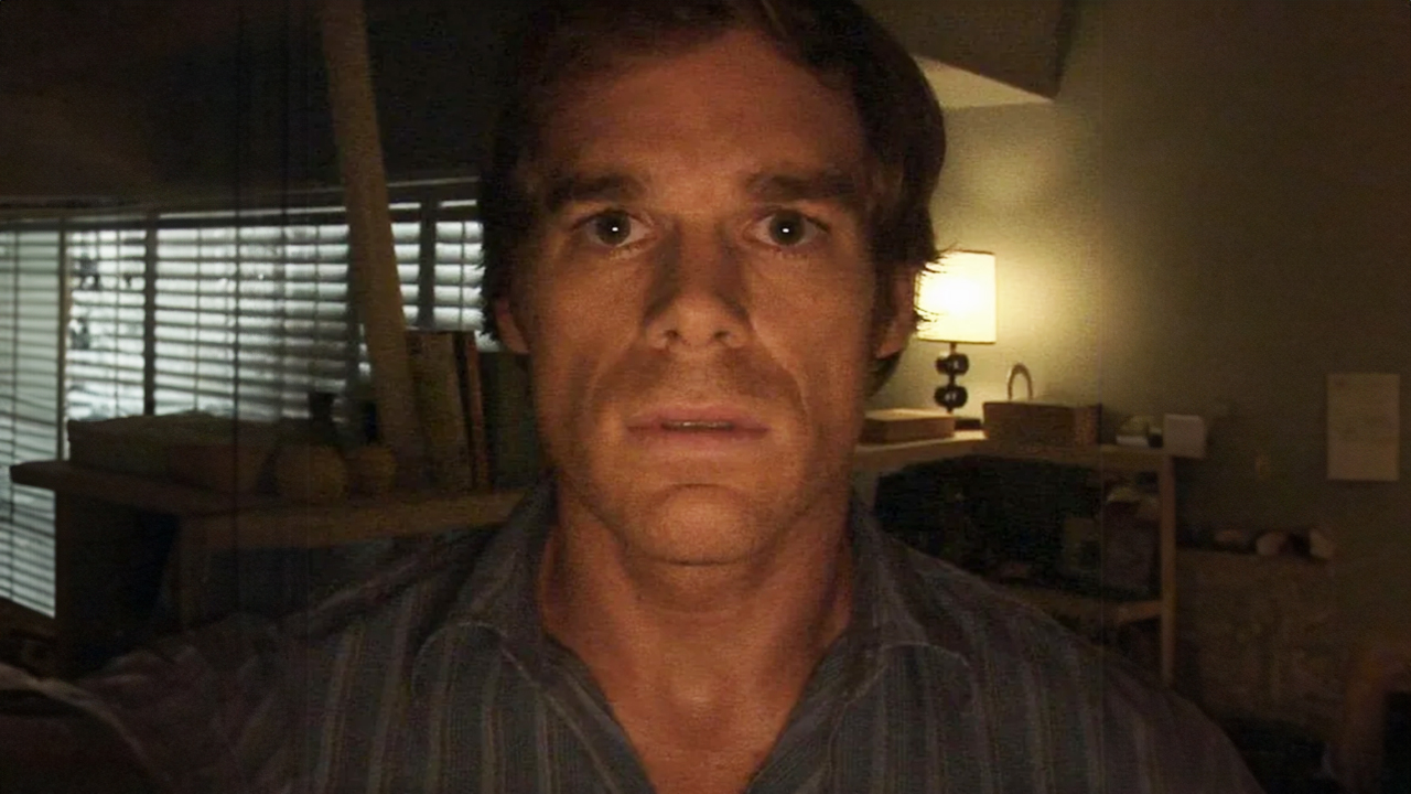 Dexter Staring meme depicting Dexter Morgan / Michael C. Hall from Dexter.