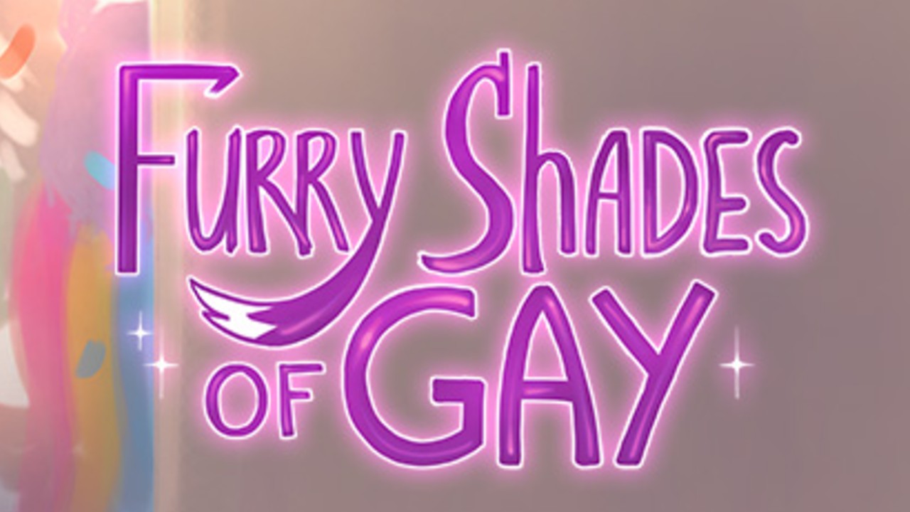 Furry Shades of Gay title artwork for the video game.