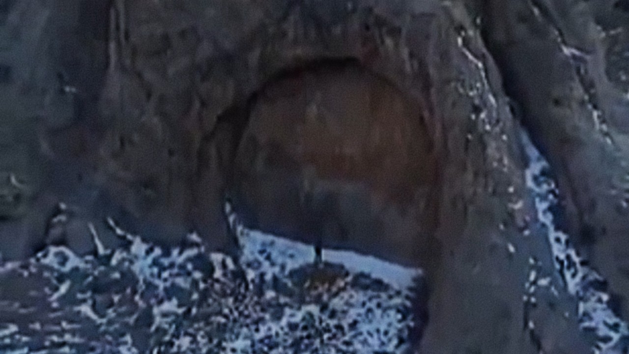 Giant Door In Kazakhstan Mountains / Yajuj and Majuj Location image example.