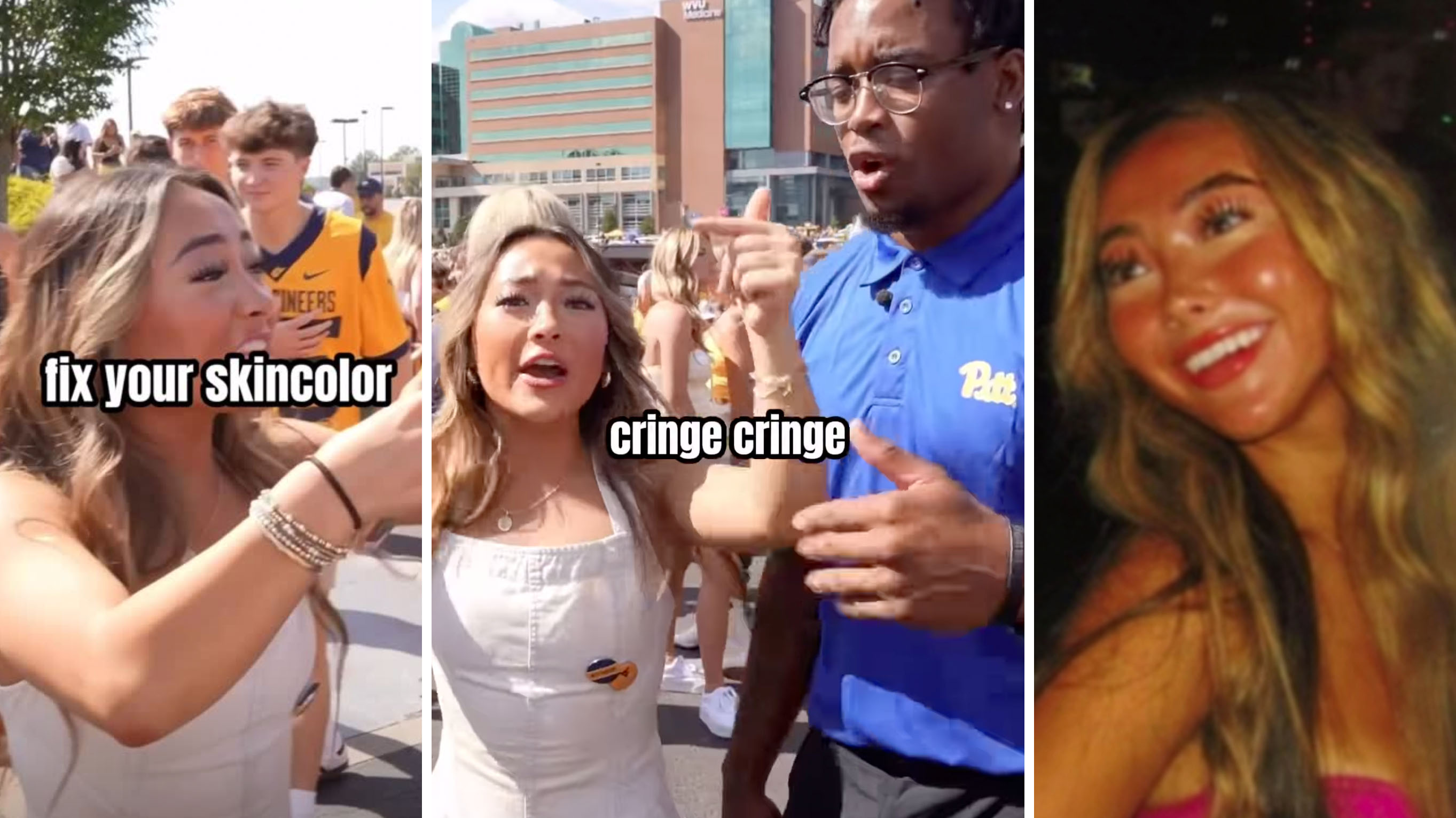 Fix Your Skin Color Kailey Sheldon WVU Girl Controversy image examples.