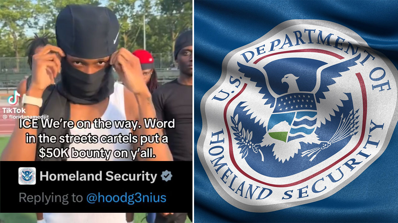 Hoodgenius Homeland Security Twitter Beef image examples.
