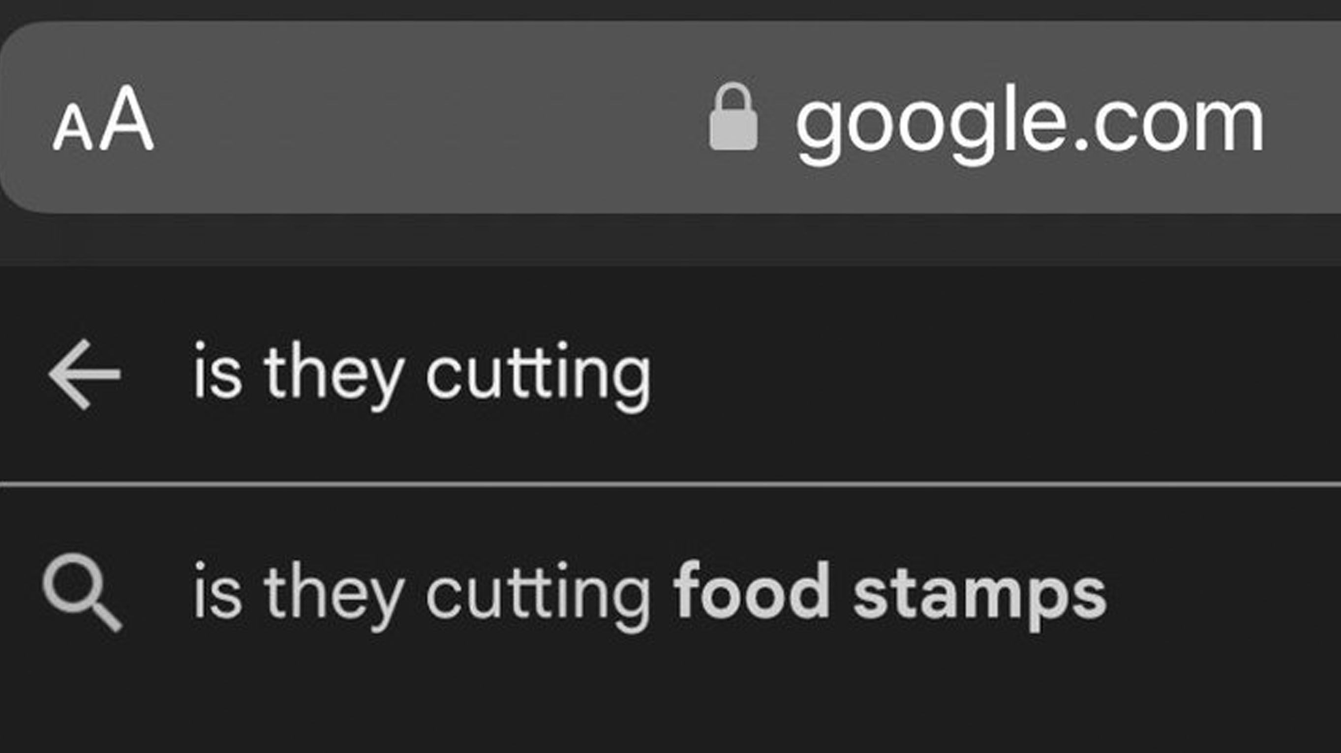 Is They Cutting meme and Is They Cutting Food Stamps meme