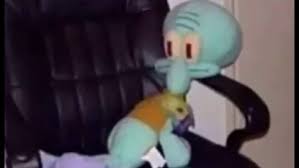 Squidward on a Chair