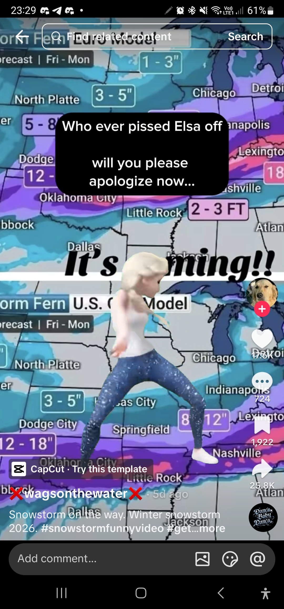 North american snow storm