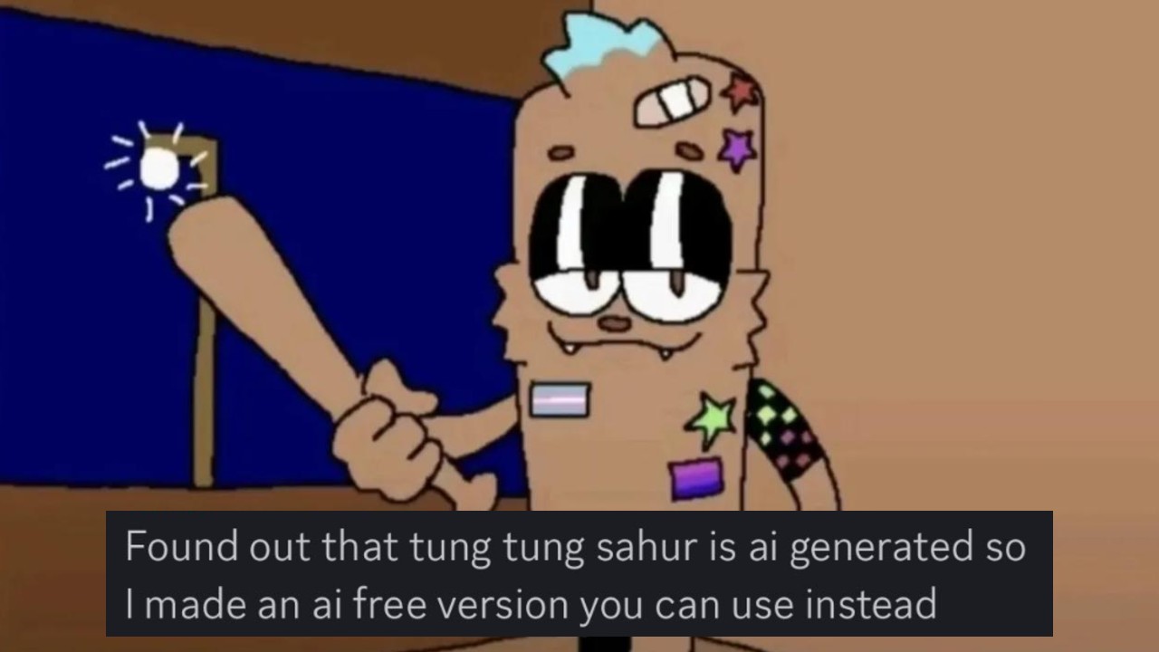 AI Free Tung Tung Tung Sahur Art image example.