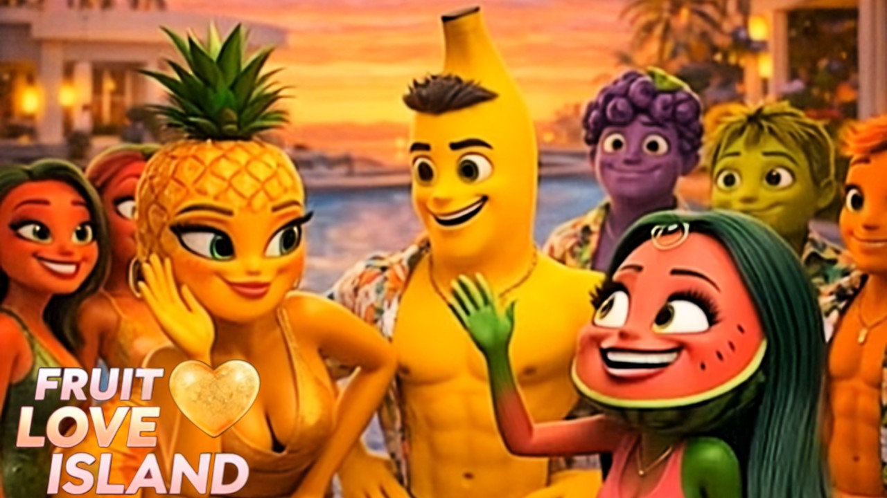 AI Fruit Love Island meme