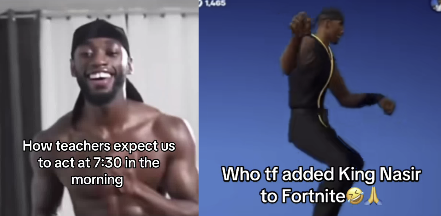 King Nasir Dance meme examples.