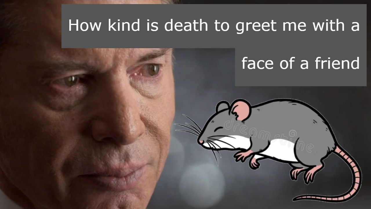 The Philosophical Final Words Of Dying Mice Inspire A Surprisingly Emotional Meme Format On Instagram