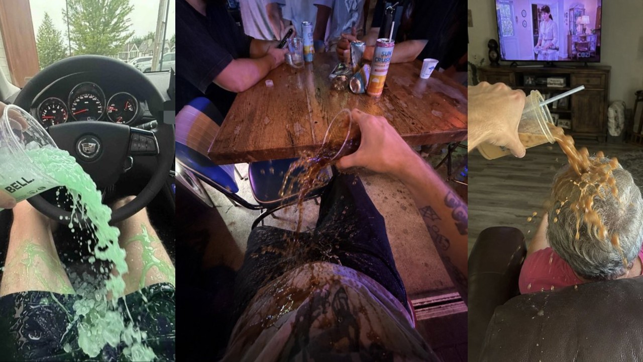 Pour Out A Beer On Your Crotch Challenge