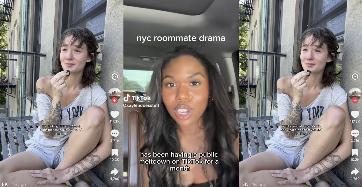 Cozy Grocery NYC Roommate Drama / Fire Escape Girl Drama image examples.