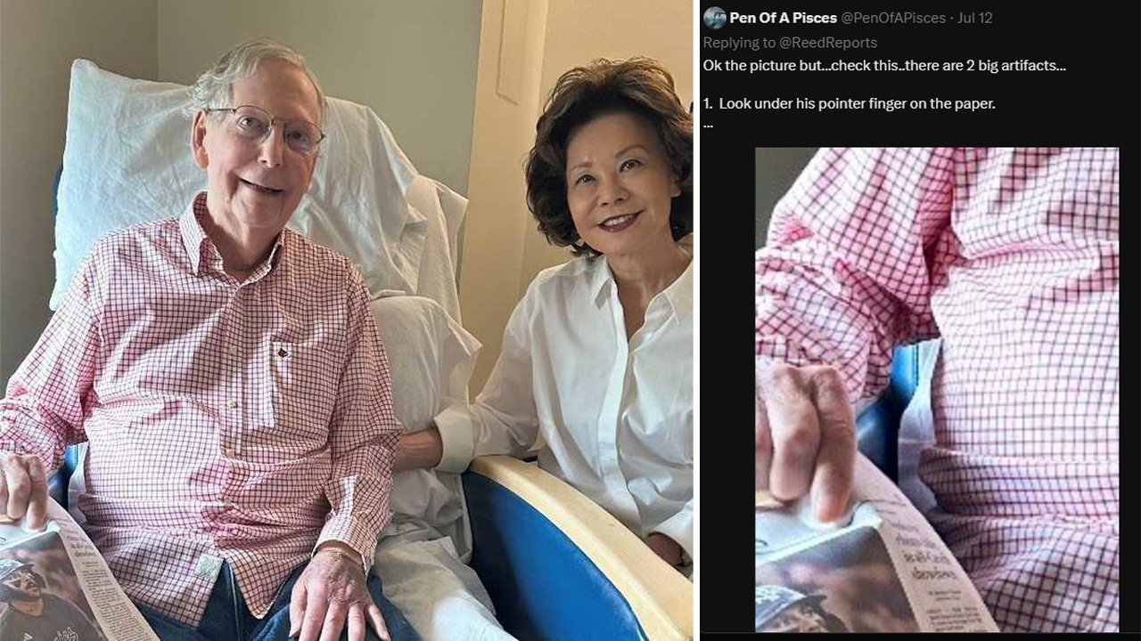 2026 Mitch McConnell Death Conspiracy Theories image examples.