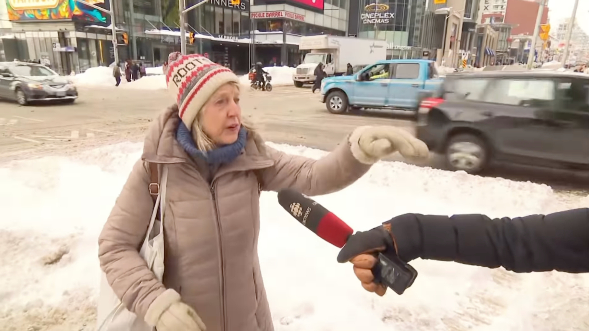 "I give up, I've given up on everyone. You're very pretty" Interview Lady