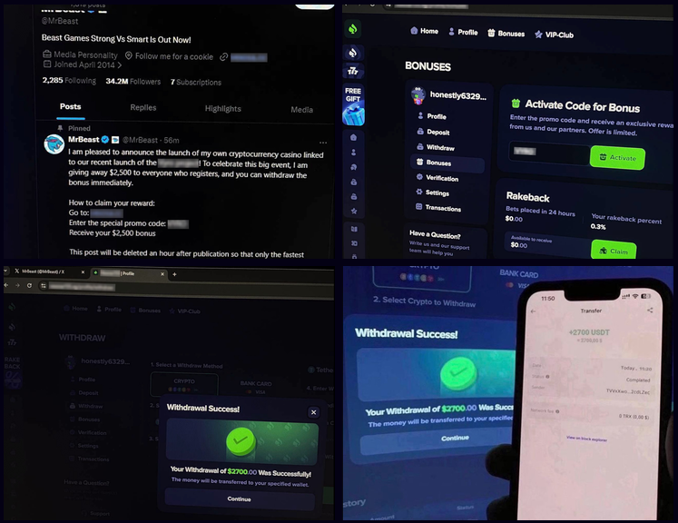 Discord Crypto Casino Scam