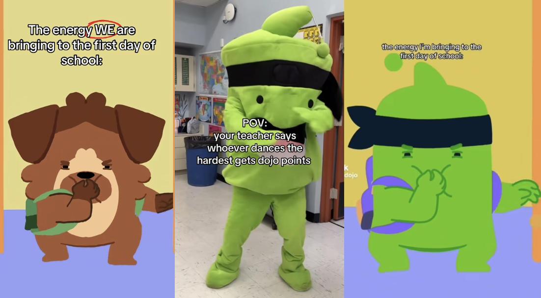 ClassDojo Dance meme image examples.