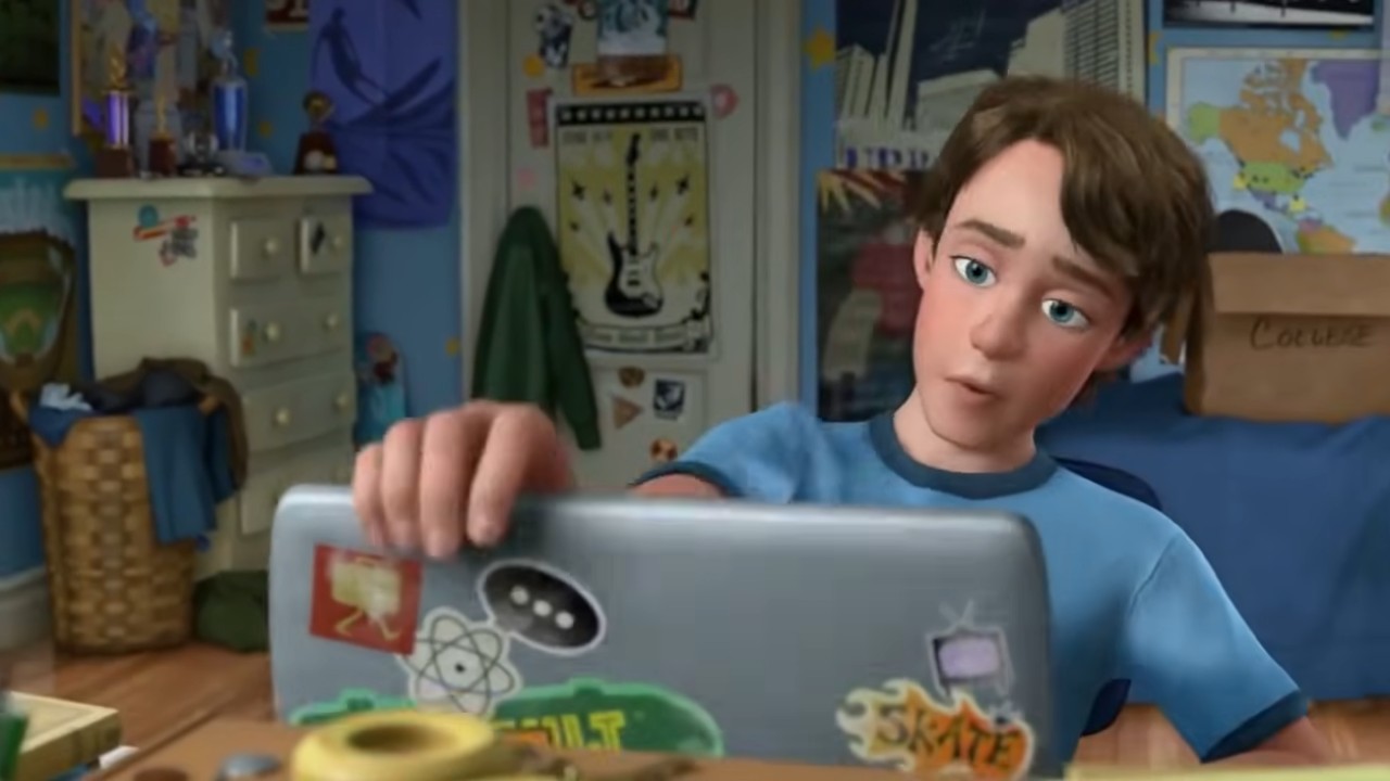 Andy Closing Laptop