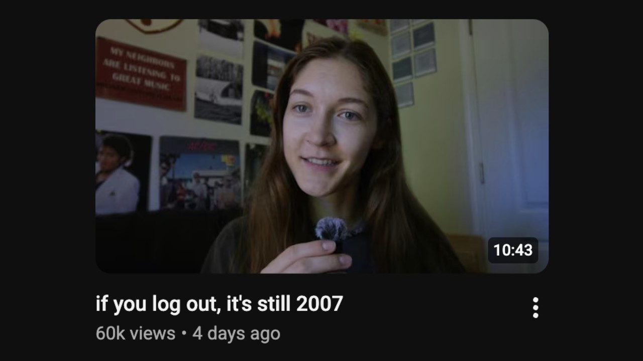 If You Log Out, It's Still 2007