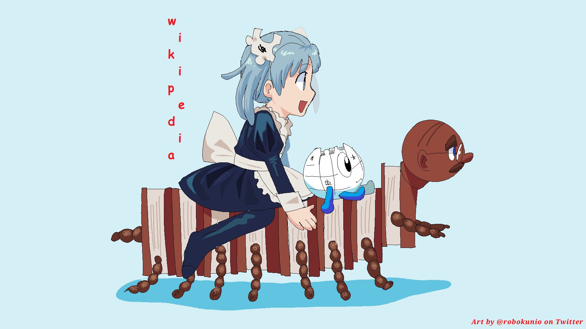 Wikipedia Mascot Trio