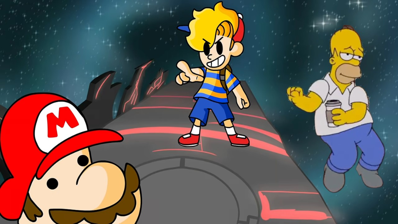 I'll Kick Your Butt In Smash Bros meme example image.