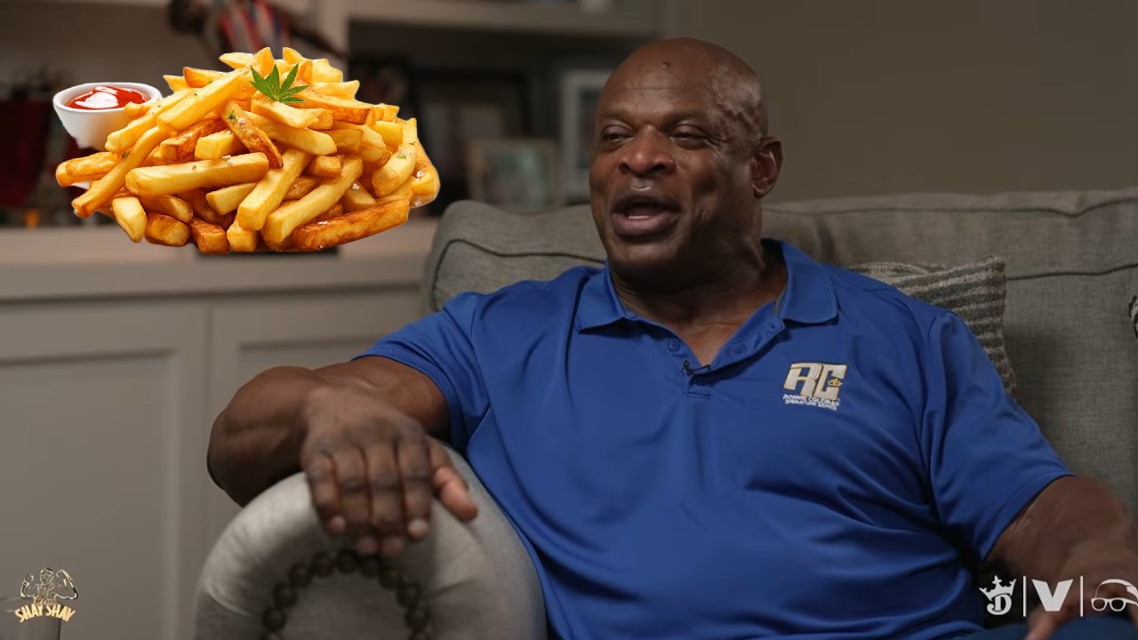 Ronnie Coleman French Fries Video and meme image example.