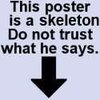 This Poster Is a Skeleton