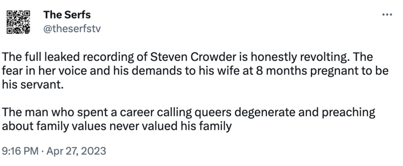theserfstv steven crowder reaction theserfstv steven crowder reaction