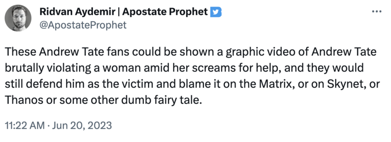 Tate fans and the matrix andrew tate fan commentary
