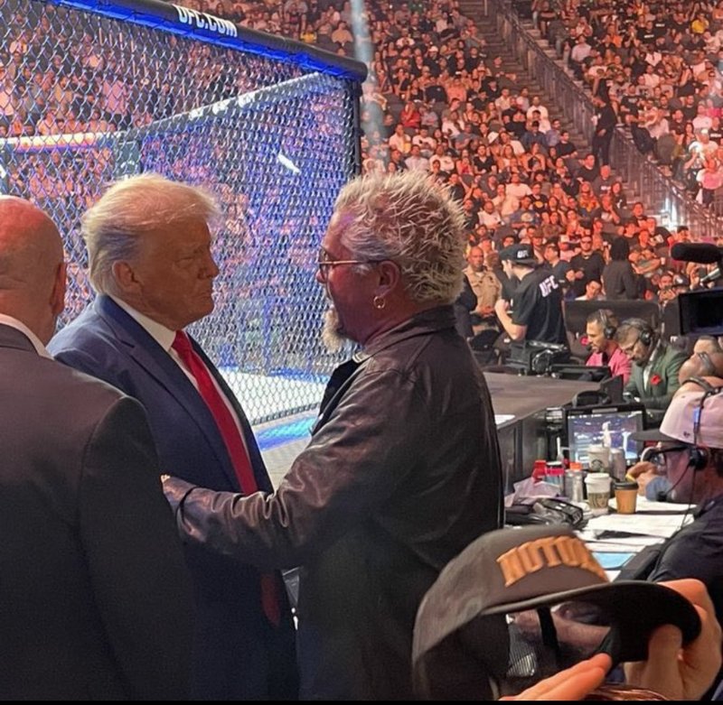 Trump and Fieri trump fieri