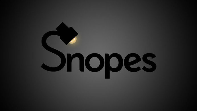 Darkened Version of the Snopes Logo