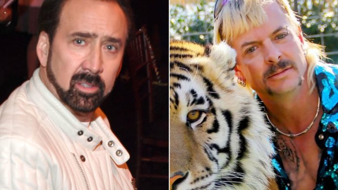 Nic Cage To Play Joe Exotic In Cbs Series Know Your Meme