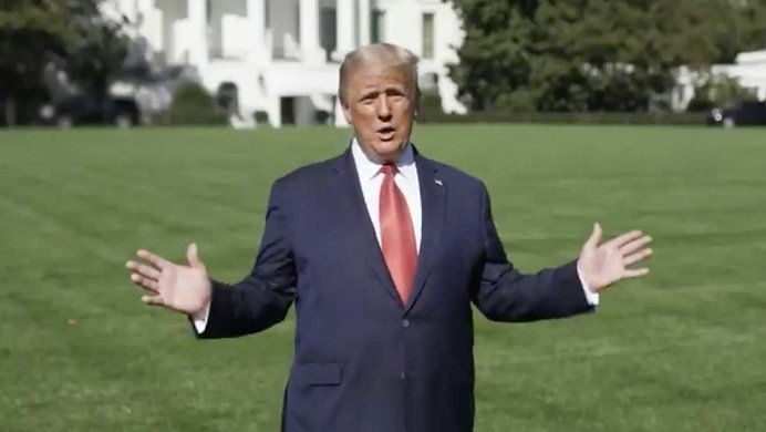 Donald Trump S Regeneron Commercial Likely Not Greenscreen Know Your Meme