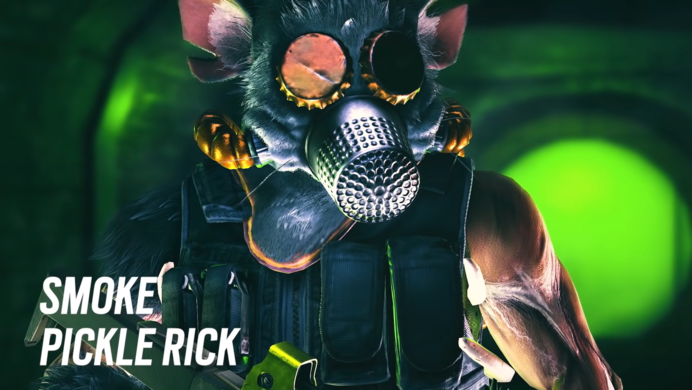 Rainbow Six Siege Pickle Rick Skin.