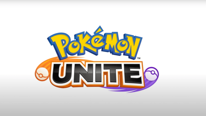 A picture of the pokemon unite promotional logo.