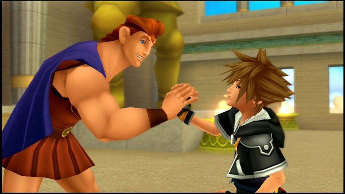 Sora and Hercules