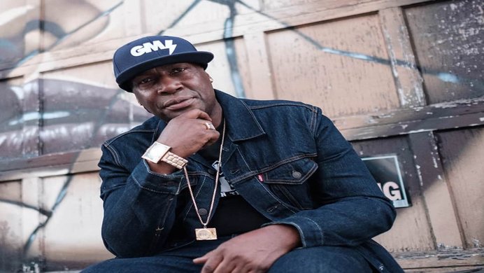 A picture of Hip-Hop pioneer GrandMaster Flash.